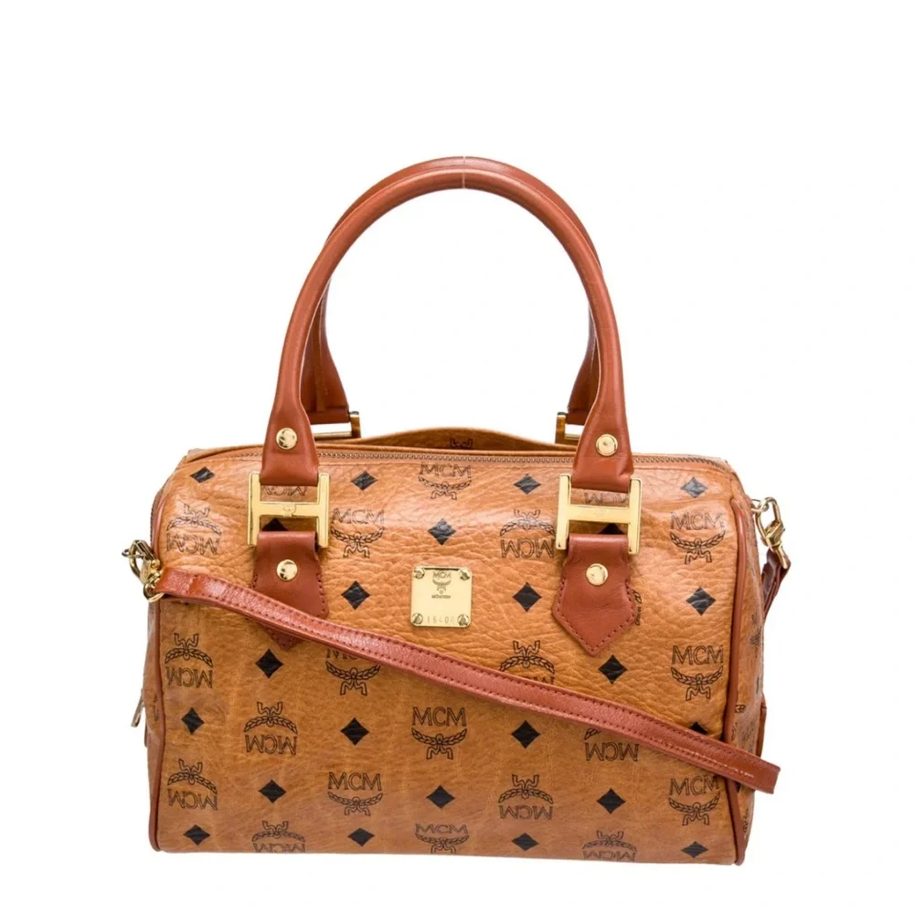 🔥
MCM
Logo 🔥Leather 🔥Printed 🔥Handle 🔥Bag🔥 - Picture 1 of 9
